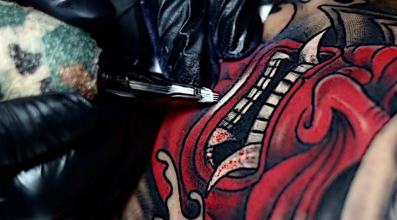 Samouraï tatouage temps qui passe
