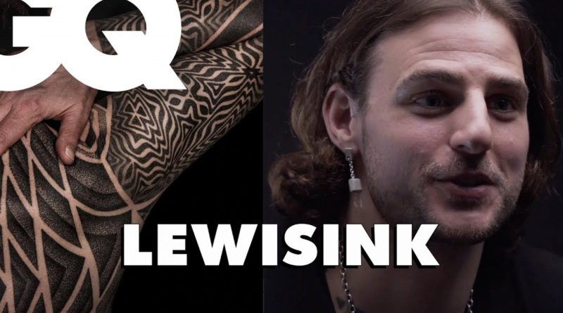 Lewisink, le tatoueur spécialiste du dotwork et des full body géométriques, raconte le métier à GQ